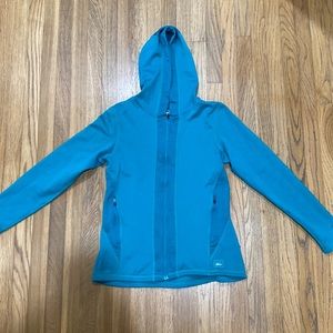 Women’s REI fleece zip-up jacket